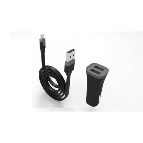 Muvit 3.4 Amp Car Charger with MICRO-USB cable Buy Online in Zimbabwe thedailysale.shop