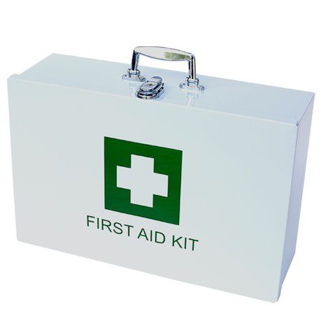 Marpemed: Government Regulation 7 First Aid Kit for Shops & Offices 1-5 Persons - Metal Wall Mountable Case Buy Online in Zimbabwe thedailysale.shop