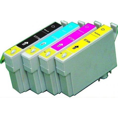 Compatible Epson T0731/2/3/4 CMYK Inkjet Cartridges - Multipack Buy Online in Zimbabwe thedailysale.shop