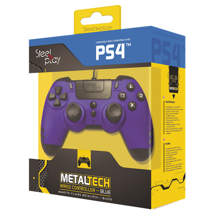 Steelplay - Metaltech - Wired Controller - Sapphire Blue  (PC and PS4) Buy Online in Zimbabwe thedailysale.shop