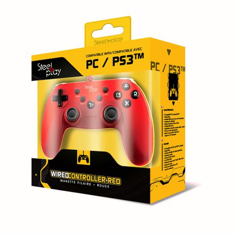 Steelplay - Wired Controller - Metallic Red (PC) Buy Online in Zimbabwe thedailysale.shop