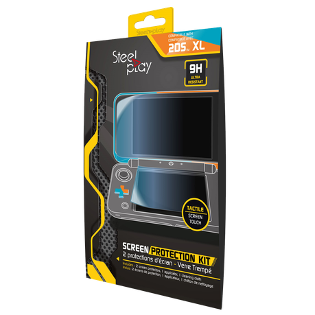 Steelplay - Screen Protection Kit - 9h Tempered Glass (2dsxl)