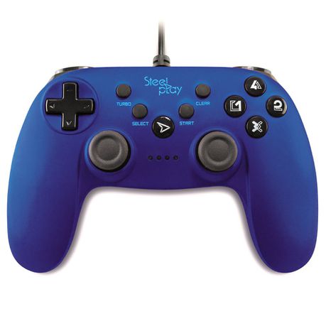 Steelplay - Wired Controller - Metallic Blue (PC and PS4) Buy Online in Zimbabwe thedailysale.shop