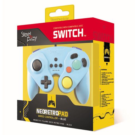 Steelplay - Wired Neo Retro Pad - Blue (Switch)