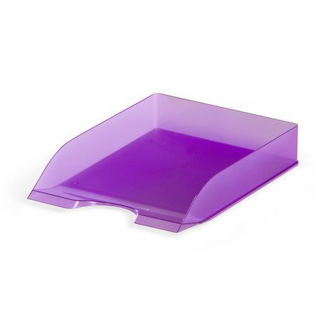 Durable Letter Tray - Translucent Purple