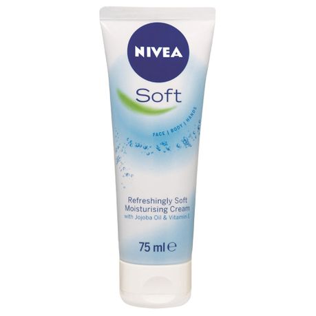 NIVEA Soft Moisturising Cream in Tube - 75ml Buy Online in Zimbabwe thedailysale.shop