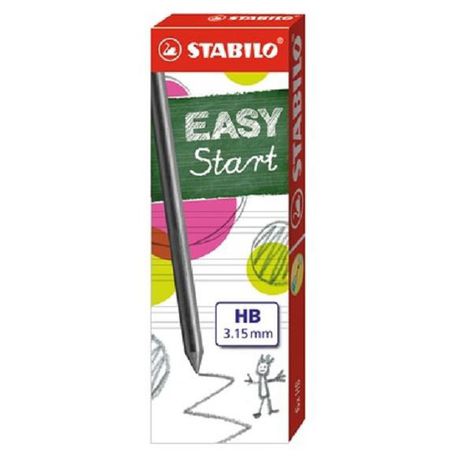 Stabilo Easyergo 3.15 Ergonomic Mechanical Pencil Refills - Hb - Box of 6