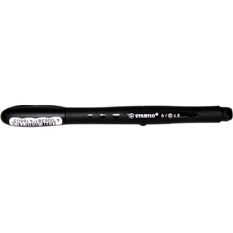 Stabilo Black Rollerball Pen - Black