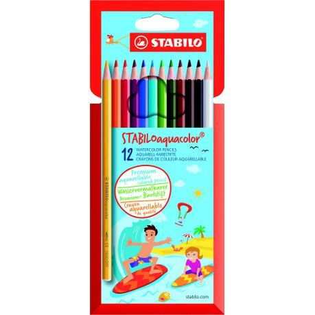 Stabilo Aqua Colour Watercolour Pencils 12's