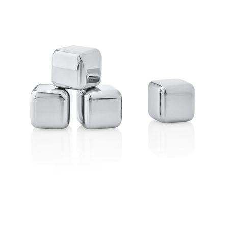 Blomus Lounge Stainless Steel Polished Ice Cubes Set with Bag Buy Online in Zimbabwe thedailysale.shop