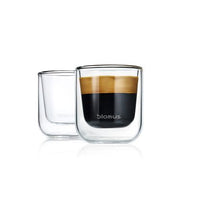 Load image into Gallery viewer, Blomus Nero Insulated Espresso &amp; Tea Glasses - Set of 2
