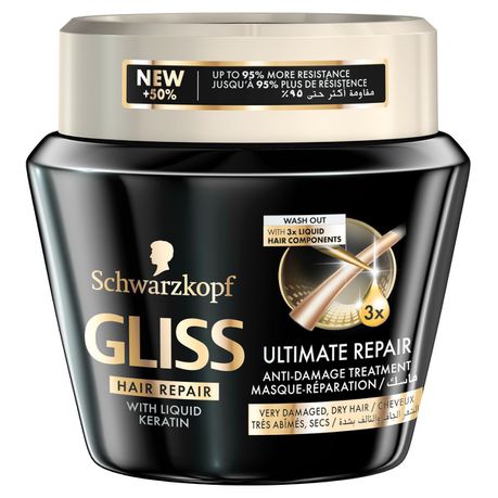 Schwarzkopf Gliss Ultimate Repair Treatment Mask - 300ml Buy Online in Zimbabwe thedailysale.shop