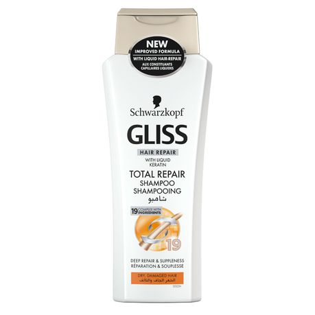 Schwarzkopf Gliss Total Repair Shampoo - 250ml Buy Online in Zimbabwe thedailysale.shop