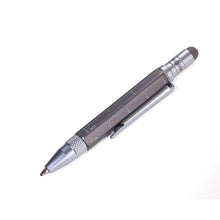 Load image into Gallery viewer, TROIKA Notepad DIN A7 with Multitasking Ballpoint Pen LILIPAD+LILIPUT Grey
