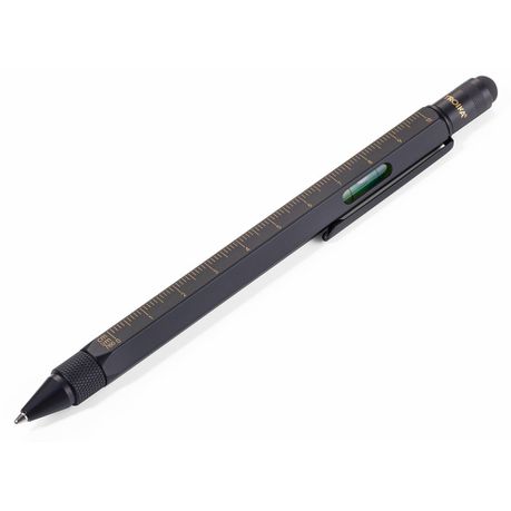 TROIKA Multitasking Ballpoint Pen Mini Tool CONSTRUCTION Black Gold Buy Online in Zimbabwe thedailysale.shop