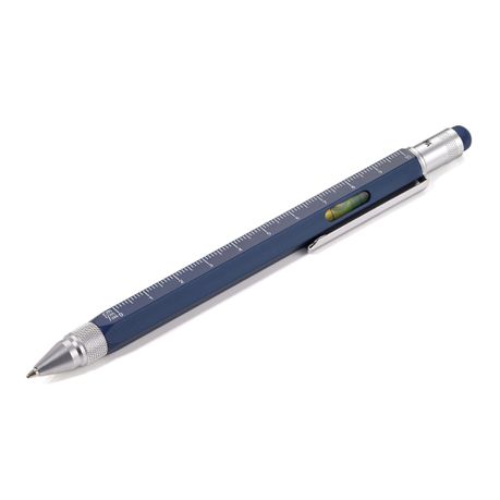 TROIKA Multitasking Ballpoint Pen Mini Tool CONSTRUCTION Blue Silver Buy Online in Zimbabwe thedailysale.shop