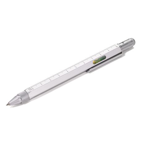 TROIKA Multitasking Ballpoint Pen Mini Tool CONSTRUCTION Silver Buy Online in Zimbabwe thedailysale.shop