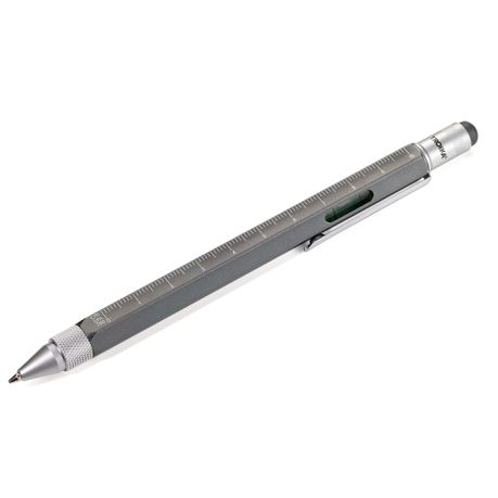 TROIKA Multitasking Ballpoint Pen Mini Tool CONSTRUCTION Titanium Silver Buy Online in Zimbabwe thedailysale.shop