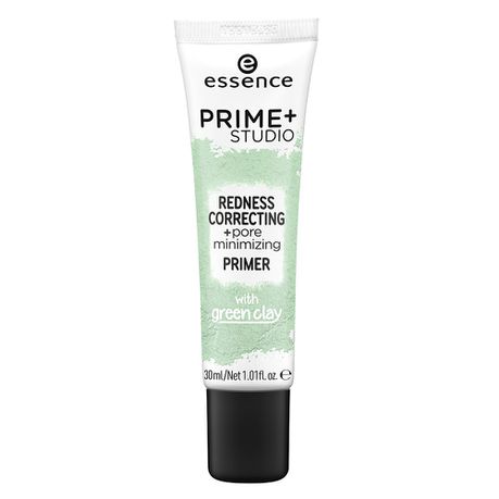 Essence Prime+ Studio Redness Correcting + Pore Minimizing Primer - Green