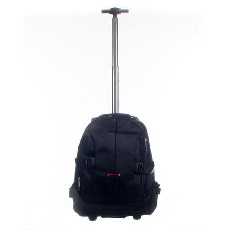 Marco Trolley Laptop Backpack - Black