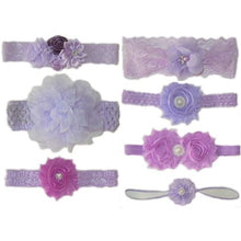 Load image into Gallery viewer, Baby Headbands Hamper - Lilac (7 Piece)
