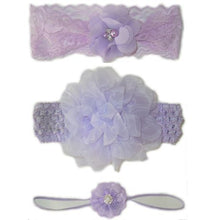 Load image into Gallery viewer, Baby Headbands Hamper - Lilac (7 Piece)
