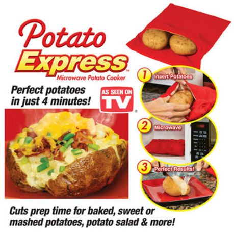 Potato Express Microwave Potato Cooker Buy Online in Zimbabwe thedailysale.shop