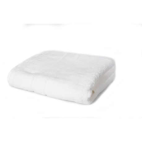 Terry Lustre - Bath Sheet - White Buy Online in Zimbabwe thedailysale.shop