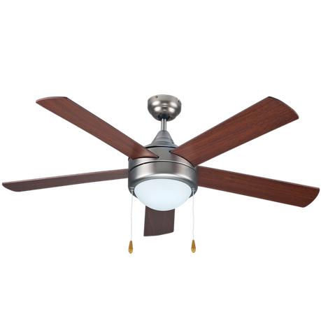 Bright Star - Mat Nickel Ceiling Fan