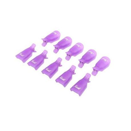 Reusable Nail Remover Clips - Purple