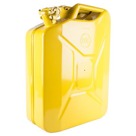 Kaufmann - Yellow Diesel Metal Jerry Can - 20 Litre