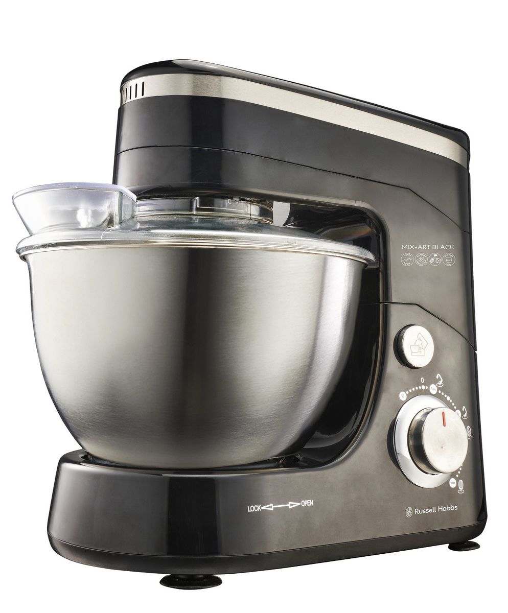 Russell Hobbs - 600W Mix-Art Black Stand Bowl Mixer