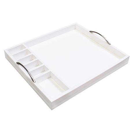 House Of York - Tea Caddy Tray - White Buy Online in Zimbabwe thedailysale.shop