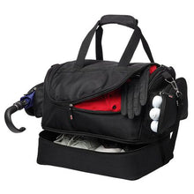 Load image into Gallery viewer, Large Supreme Double Decker Golf Bag - Black
