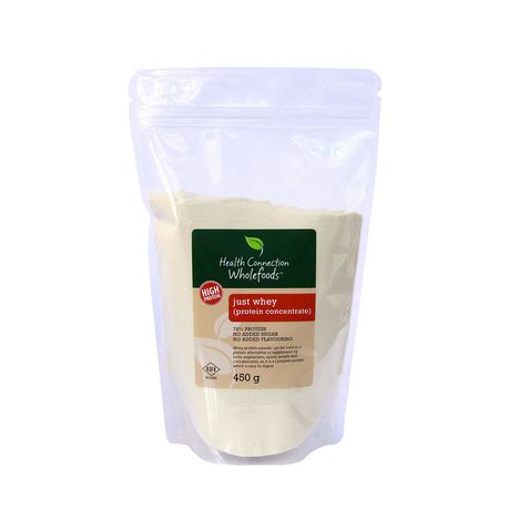 Health Connection Wholefoods Just Whey (Protein Concentrate) - 450g Buy Online in Zimbabwe thedailysale.shop