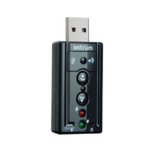 Load image into Gallery viewer, Astrum 7.1CH 3D USB External Stereo Sound Adapter - SC080
