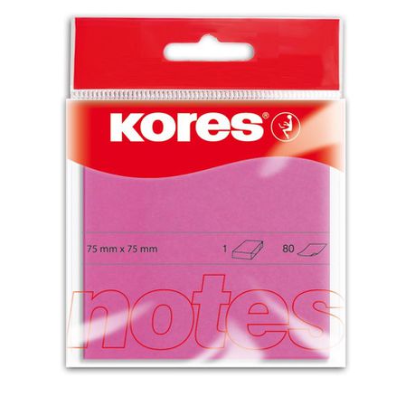 Kores Neon Notes - Magenta (100 Sheets)