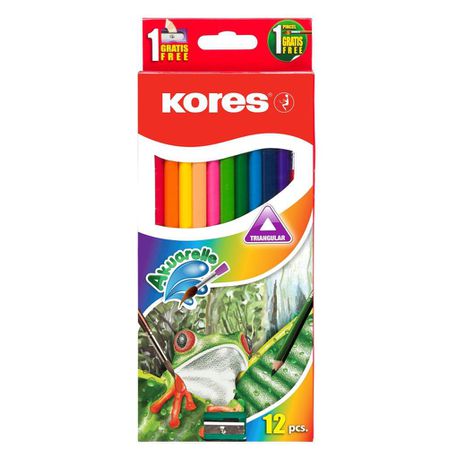 Kores Kolores Akuarelle 12 Colour Pencils