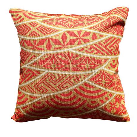 PS Lifestyle Asia Red and Gold Pillow Case Buy Online in Zimbabwe thedailysale.shop