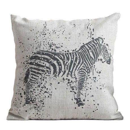 PS Lifestyle BW Zebra Pillow Case Buy Online in Zimbabwe thedailysale.shop