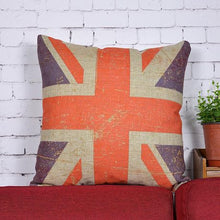 Load image into Gallery viewer, PS Lifestyle Union Jack Pillow Case
