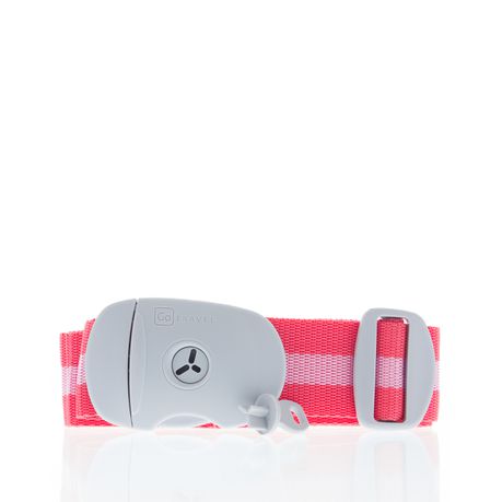 Go Travel The Lock Strap - Neon Pink & Light Pink