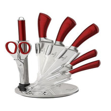 Load image into Gallery viewer, Berlinger Haus BH-2043 Knife Set with Stand Infinity Line - 8 Piece
