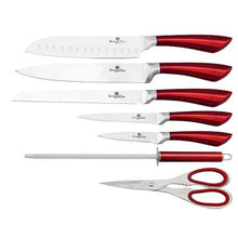 Load image into Gallery viewer, Berlinger Haus BH-2043 Knife Set with Stand Infinity Line - 8 Piece
