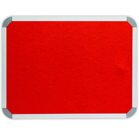 Parrot Notice Board - Info Board Aluminium Frame (1200 x 1000mm) - Burnt Orange