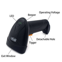 Load image into Gallery viewer, Handheld Laser Barcode Scanner USB 2.0 Wired -POS (Black)
