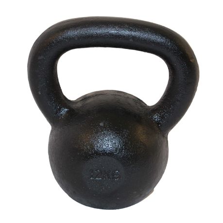 Fizique Classic Kettlebell - Black (12kg) Buy Online in Zimbabwe thedailysale.shop