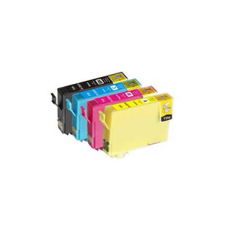 Epson Compatible Ink Combo Pack Black/Cyan/Magenta/Yellow T1281, T1282, T1283, T1284 Buy Online in Zimbabwe thedailysale.shop