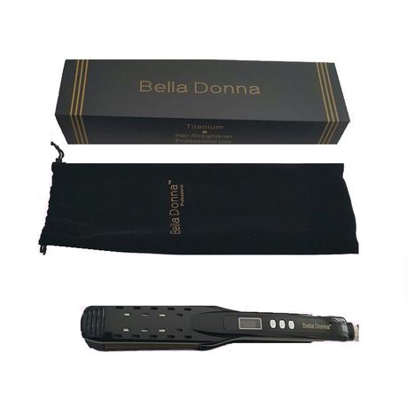 BELLA DONNA Nano Titanium Hair Straightener Buy Online in Zimbabwe thedailysale.shop