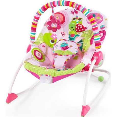 Bright Starts - Infant To Toddler Rocker - Raspberry Garden